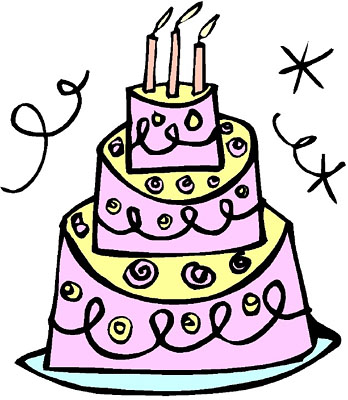 Birthday cake / E-Card / Birthday greeting card free, Clipart download